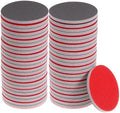 uxcell 50pcs 800 Grit Sanding Sponge 3 Inch Hook and Loop Sponge Sanding Disc Wet/Dry for Car Wood Drywall Metal
