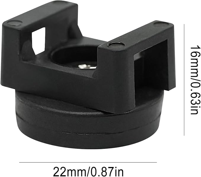 Magnetic Cable Zip Tie Base, Heavy Duty 18lbs Vertical Tension, Multipurpose Wire Clips Management Holder, Supplies for Electrical Cable Wire Organization (22mm, Count, 20)