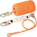 Rope Harness Safety Lanyard 50FT, Roofing Fall Protection Rope