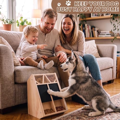 Yookeer Dog Nail Scratch Board with 2 Treat Box for Small Medium Dogs