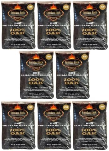 Lumber Jack 100% Oak Wood BBQ Grilling Pellets (160)
