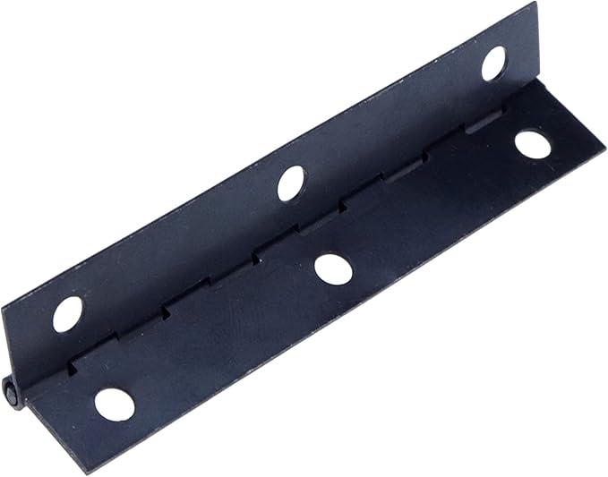 T Tulead Black Butt Hinges Narrow Iron Cabinet Hinges Toolbox Hinge 2.95"x0.9", Pack of 10 with Mounting Screws