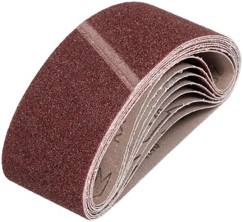 HARFINGTON 4 x 24 Inch Sanding Belts, 10 Pcs 40 Grits Aluminum Oxide