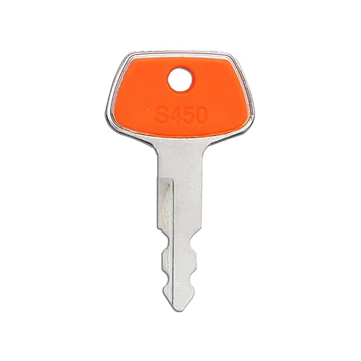 S450 Ignition Keys Fit Case 150979A1, Linkbelt LBXKHR0369,JCB KHR-0369, Sumitomo Excavator 150979A1 KHR0369, New Holland K250 Excavator, Pack of 10 Keys