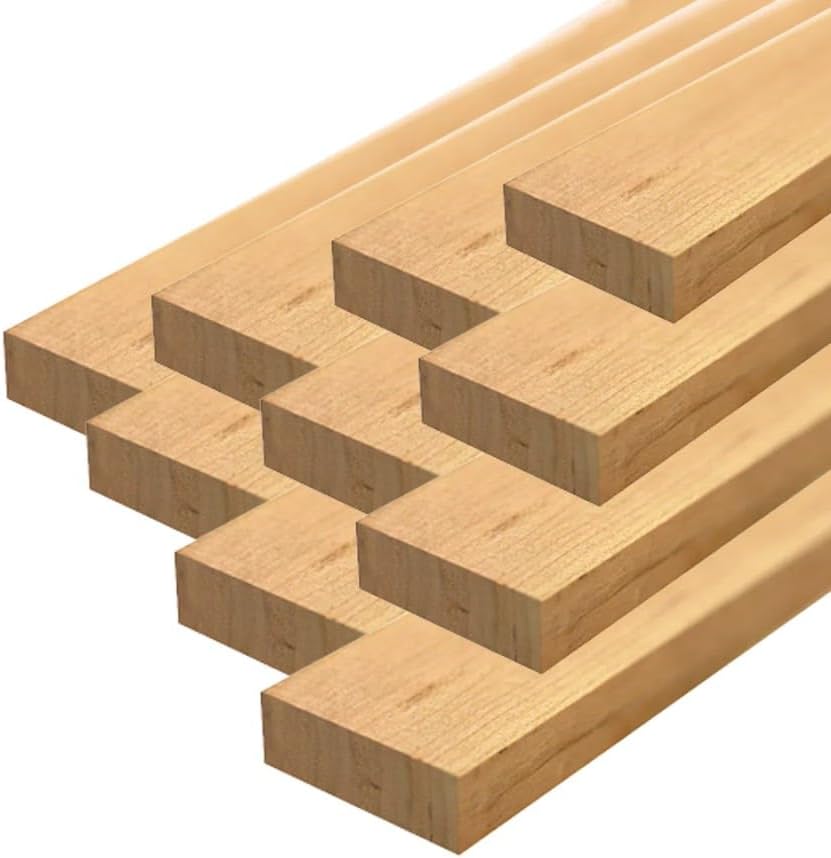 10 PiecesSolid Cherry 3/4" x 2" x 16" Hardwood Lumber Boards for Cutting Boards by Exotic Wood Zone