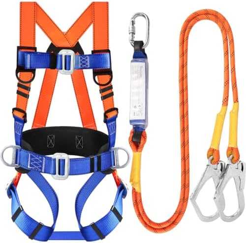 TT TRSMIMA Safety Harness Fall Protection Kit: Full Body Roofing harnesses