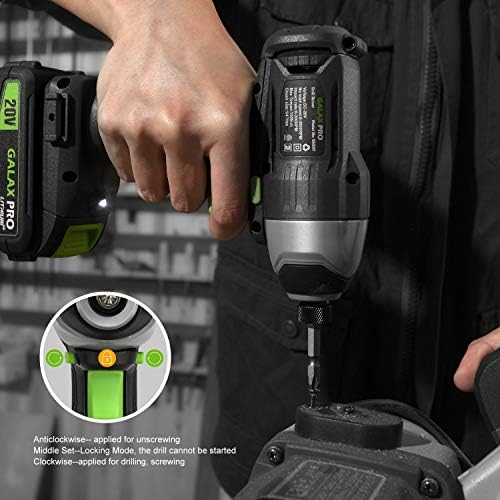 GALAX PRO 20V Impact Cordless Driver-1.3 Ah Battery and Charger Included