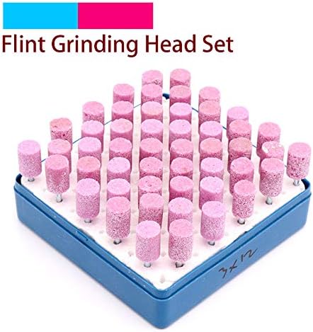 100pcs Abrasive Stone Points Polishing Grinding Head Electric Drill Bit Wheel For Rotary Accessories Power Tools,3mm to 10mm 100pcs,Cylinder