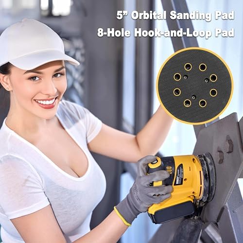 Brushless Random Orbital Sander for DEWALT 20v Battery(No Battery)