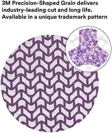 3M Xtract Net Disc 710W, 240+, 6 in, Die 600Z, Pack of 50 Hook and Loop Sanding Discs, Virtually Dust-Free, Premium Option for Metal, Wood, Composites, Stock Removal, and Fine Finishing