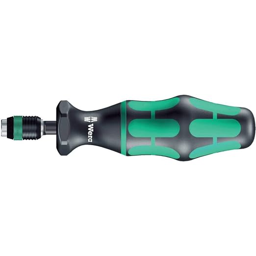 Wera 05074716001 Kraftform 7461 Hexagon Torque Screwdriver, 1/4" Head, 1.2-3.0 Nm Pre-Set Adjustable Torque Range