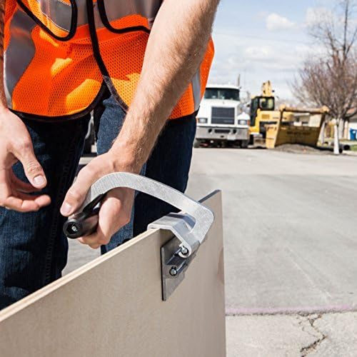 Plywood and Sheetrock Panel Carrier, 0 to 1 1/8" Grip Range (2 Pack)