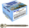 9 x 2 Bronze Coated Multipurpose Exterior Coated - ACQ Compatible Wood Screw Torx/Star Drive Flat Head - CASE Qty 42 Boxes 4,956 Screws