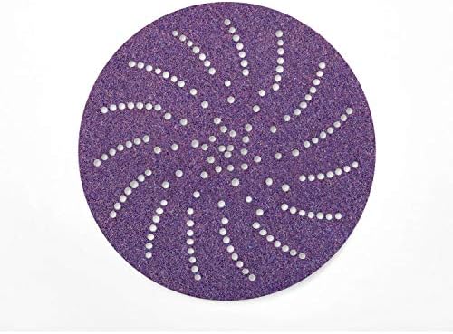 3M Hookit Clean Sanding Paper Disc 732U - 120+ Grit Vacuum Sanding Disc - C-Weight Backing, Hook and Loop Attachment - 5"