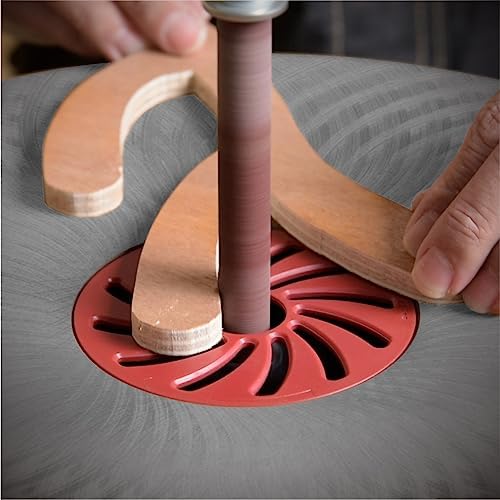 POWERTEC 11204 4.5" Sanding Sleeves for Spindle Sander | 80 Grit | Aluminum Oxide Sandpaper Sanding Sleeves 4-1/2” Long in 6 Diameters 1/2”, 3/4”, 1”, 1-1/2”, 2” and 3” – 6 Pk