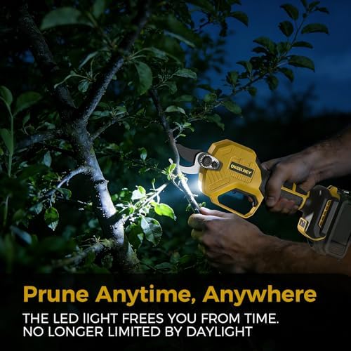 Brushless Electric Pruning Shears for DeWalt 20V Battery with 1.4-Inch Cut