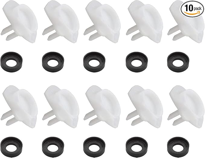 10 PCS 101237 OEM for Moen Cup Seal & Diverter Gate for Plumbing Fixture or Faucet, 3800 Tub Spout Replacement Part