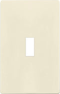 ENERLITES Screwless Toggle Switch Wall Plate, Child Safe Light Switch Cover, Standard Size 1-Gang 4.68" x 2.93", Unbreakable Polycarbonate Thermoplastic, UL Listed, SI8811-LA, Glossy, Light Almond