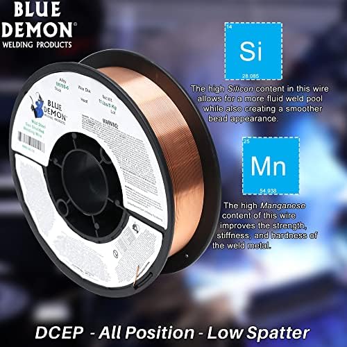 Blue Demon ER70S6 X .045 X 11 LB MIG Carbon Steel Welding Wire