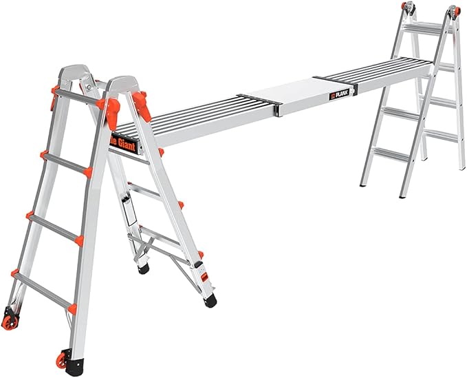 Little Giant Ladder Systems 11069 6-9 ft Telescoping Plank, 6' -9', Gray