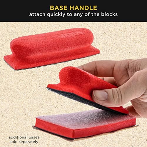 Dura-Gold 20-Piece Contoured Profile 5" Hand Sanding Block Set with 40
