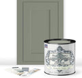 ALL-IN-ONE Paint by Heirloom Traditions, Simply Sage (Gray Green), Quart - Durable cabinet and furniture paint. Built in primer and top coat, no sanding needed. Includes our 30 featured color card.