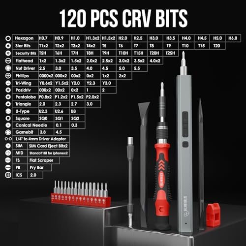 STREBITO Electric Screwdriver, 144-in-1 Precision Screwdriver Set