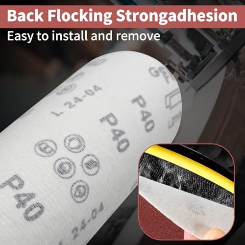 30 Pack 12 Inch Sanding Discs 12“Hook and Loop Sandpaper