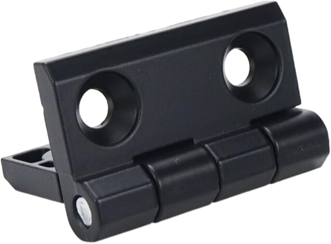4 Pcs Metal Foldable Butt Hinge Zinc Alloy Ball Bearing Butt Hinge for Cabinet Door Closet,2×2 inch，Black