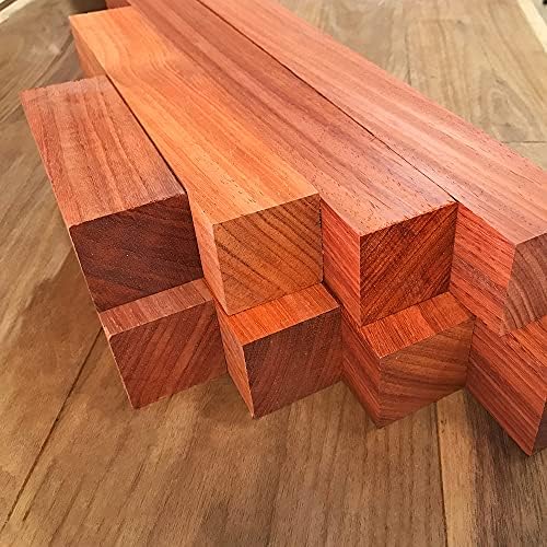 Padauk Wood Turning Blanks 2pc - 2" x 2" x 36"