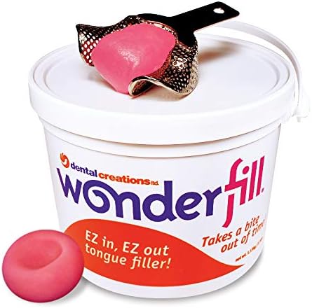 Dental Creations Wonderfill Tongue and Void Filler – Pre-Mixed Dental Model Tongue Filler – Model Putty - 1.13 kg Tub