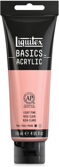 Liquitex BASICS Acrylic Paint, 118ml (4-oz) Tube, Light Pink