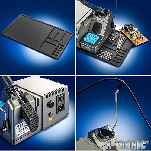 X-Tronic 4010-PRO-X • State of the Art • "Platinum Series" • 75 Watt Soldering Iron Station • Features a Calibration Func, 0-30 Minute Sleep Func, C/F Func, Unit Lock Func and 3 Temperature Presets!