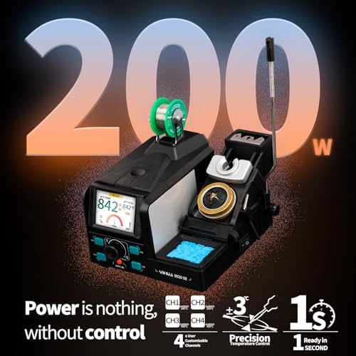 YIHUA 982D SE 200W Soldering Station Kit with Auto Calibration and 7 Tips