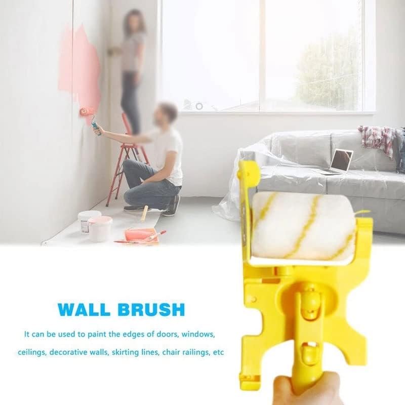 Clean Cut Paint Edger Roller Brush Wall Ceiling Door Painting Edging Tools for