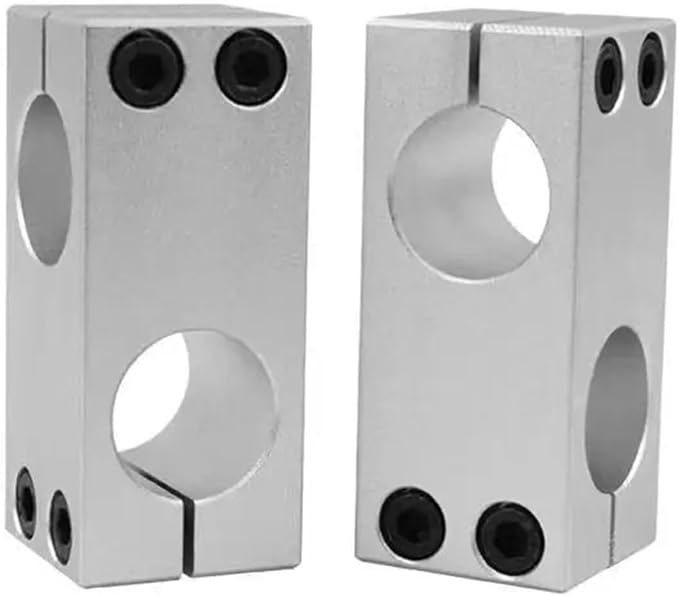 Optical Shaft Cross Clamp Fixed Bracket Parallel and Vertical Connection Locking Aluminum Double Hole Same Diameter Connector (Color : 16mmx16mm)