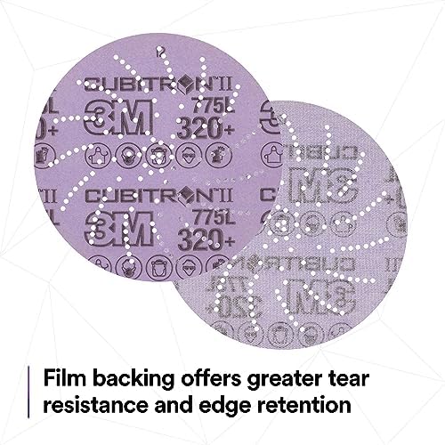 3M Xtract Cubitron II Film Disc, 775L, 180+ 3MIL, 5 in, Die 500LG