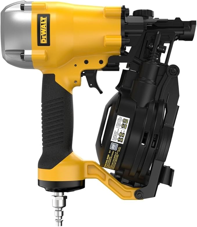 DEWALT DW46RNR 15-Degree Coil Roofing Nailer (Renewed)