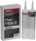 Polyvance Flex Filler 2 Gray Flexible Caulk Cartridges for Plastic Repair