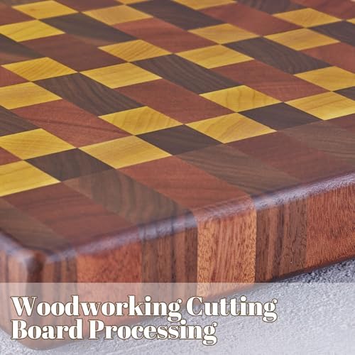 Novabright 4 Pcs 3/4" X 2" X 12" Yellow Heart Wood Exotic Wood Hardwood Lumber Board Imported Exotic Hardwood Variety Pack for Craft of Woodworking Cutting Boards Processing Handicraft Production