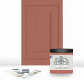 ALL-IN-ONE Paint by Heirloom Traditions, Sedona (Warm Coral), 8oz Sample - Durable cabinet and furniture paint. Built in primer and top coat, no sanding needed. Includes our 30 featured color card.