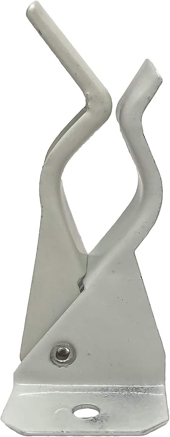 Black Duck Brand White Spring Grip Clamps, Mop and Broom Clamp Holder for Shovel, Rake, Broom, Mop, Etc. (20, Standard)
