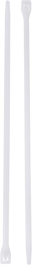 Gardner Bender 46-507N Nylon Cable Tie, 8 Inch, 75 lb. Tensile Strength, Wire/Industrial & Household Use, Zip Tie, 500 Pk, Natural
