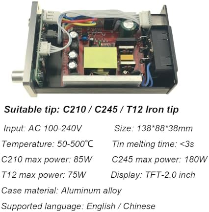 C245 C210 T12 Soldering Station Welding Tools For JBC Iron Tips Quick Heating 180W 3s Sleep Holder Phone Repair