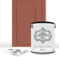 ALL-IN-ONE Paint by Heirloom Traditions, Brick (Burnt Cinnamon), Gallon - Durable cabinet and furniture paint. Built in primer and top coat, no sanding needed. Includes our 30 featured color card.
