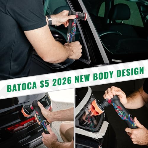 BATOCA S5 Cordless Mini Car Polisher Buffer Sander Rotary & Dual Action