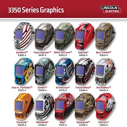 Lincoln Electric VIKING 3350 Twisted Metal Welding Helmet