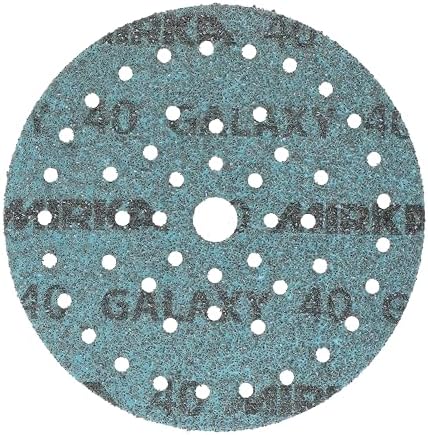 Mirka Galaxy Multifit 6'' Ceramic Sanding Discs 40 Grit Hook & Loop 50 Pack