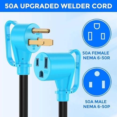 50Amp 40FT Welder Extension Cord 10 AWG