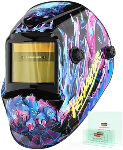 YESWELDER Auto Darkening Welding Helmet 1/1/1/1 True Color, LYG-L600A